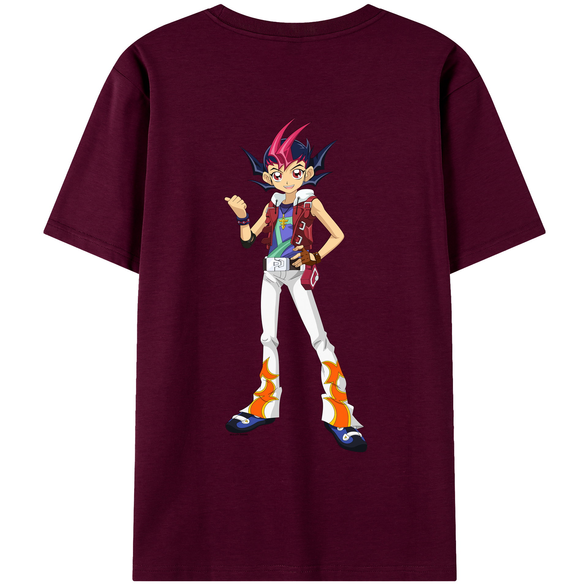 （画像用） 遊☆戯☆王 Yu-Gi-Oh! レディース半袖Tシャツ(バックプリント)